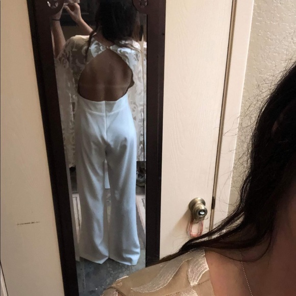 Bridal jumpsuit only worn one time and no longer need. - Picture 3 of 3